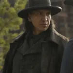 Michael Greyeyes The Abandons Black Trench Coat