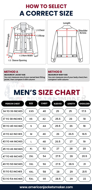Men Size Chart Mobile