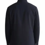 Navy Blue Moleskin Padded Coat back