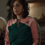 Rakhee Morzaria Run the Burbs Green And Pink Jacket
