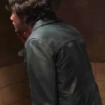 Return to Silent Hill Jeremy Irvine Black Leather Jacket Back