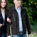 Run Away James Nesbitt Suede Black Leather Jacket