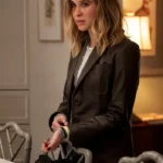 Scream 2026 Isabel May Leather Coat