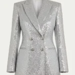 Taylor Swift The Man Silver Blazer