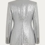 Taylor Swift The Man Silver Blazer Back