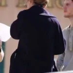 The Beauty 2026 Rebecca Hall Blue Coat Back