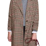The Twelve Dates ‘Til Christmas Mae Whitman Plaid Coat