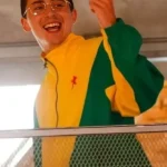 Timothée Chalame Yellow & Green Marty Supreme Jacket
