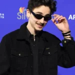 Timothee Chalamet Marty Supreme Denim Jacket Black