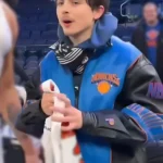 Timothée Chalamet NY Knicks Leather Jacket