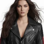Women Moto Leather Jacket