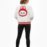 Womens Labubu Bomber Jacket Back