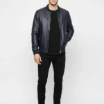 mens navy Bomber Jacket