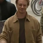 Alfie Allen Girl Taken Brown Corduroy Jacket