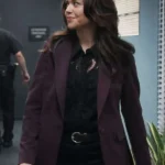 Angela Lopez The Rookie Maroon Blazer