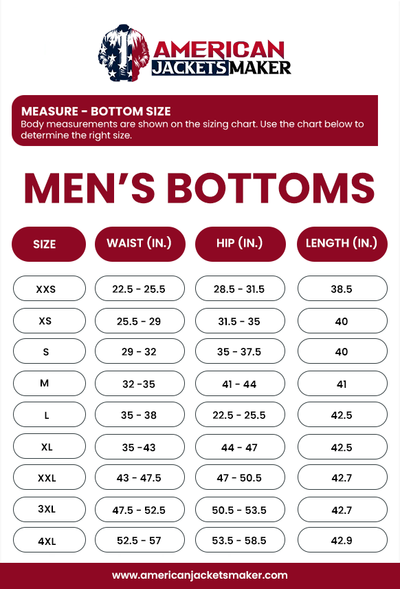 Women Size Chart Desktop