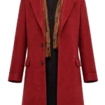 Bucephalus Hodge Young Sherlock Red Wool Coat