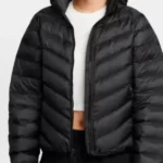 Caitlin Clark Black Puffer Jacket