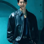 Cashero Lee Chae-Min Black Leather Jacket