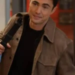 Chicago Fire S14 John Frost Brown Suede Jacket