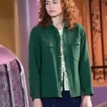 Euphoria Rue Bennett Green Cotton Jacket