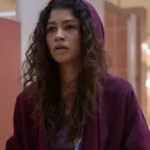 Euphoria Zendaya Maroon Fleece Hoodie