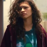Euphoria Zendaya Maroon Hoodie