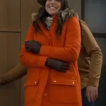 General Hospital S63 Kristen Vaganos Orange Coat