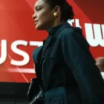 His & Hers Tessa Thompson Blue Coat