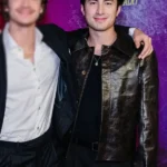 Hudson Williams Heated Rivalry Leather Jacket