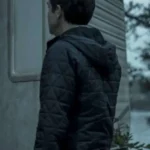 Jason Bateman Ozark Quilted Hooded Jacket Back