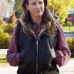 Jocelyn Hudon Chicago Fire Leather Vest