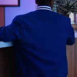 Joe’s College Road Trip Jermaine Harris Blue Varsity Jacket Back