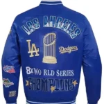 LA Dodgers Champions Jacket Back
