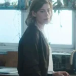 Lillian Vandenberg Dear Life Brown Bomber Jacket