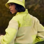 Lori Harvey Campaign Kith Yellow And Beige Jacket