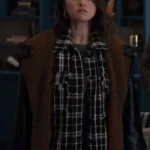 Mabel Mora Only Murders in the Building Black Leather Coat