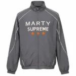 Marty Supreme Grey Track Jacket