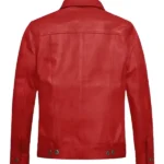 Mens_Red_Trucker_Leather_Jacket_Back