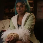 Miss Wednesday One Piece Green Coat