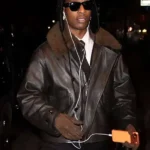 NYC 2026 ASAP Rocky Shearling Leather Jacket