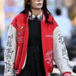 NYC 2026 Famke Janssen Varsity Jacket