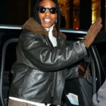 NYC ASAP Rocky Shearling Leather Jacket
