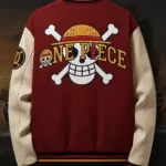 One_Piece_Anime_Varsity_Maroon_Jacket_Back