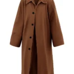 Orient Express Lily Collins Brown Long Coat