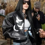 PFW Camilla Araujo Black Leather Jacket