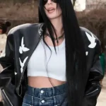 PFW Camilla Araujo Leather Jacket
