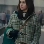 Ponies Emilia Clarke Plaid Duffle Coat