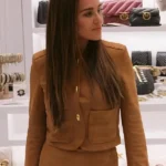 RHOSLC S06 Meredith Marks Brown Jacket