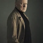 Sentimental Value Promo Stellan Skarsgård Brown Blazer